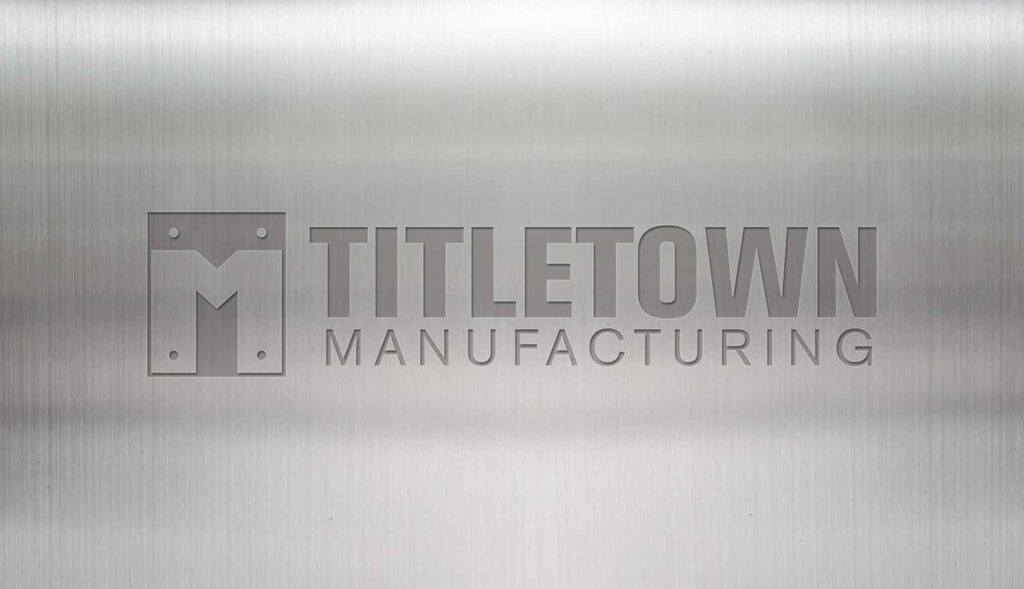 Titletown Manufacturing metal logo