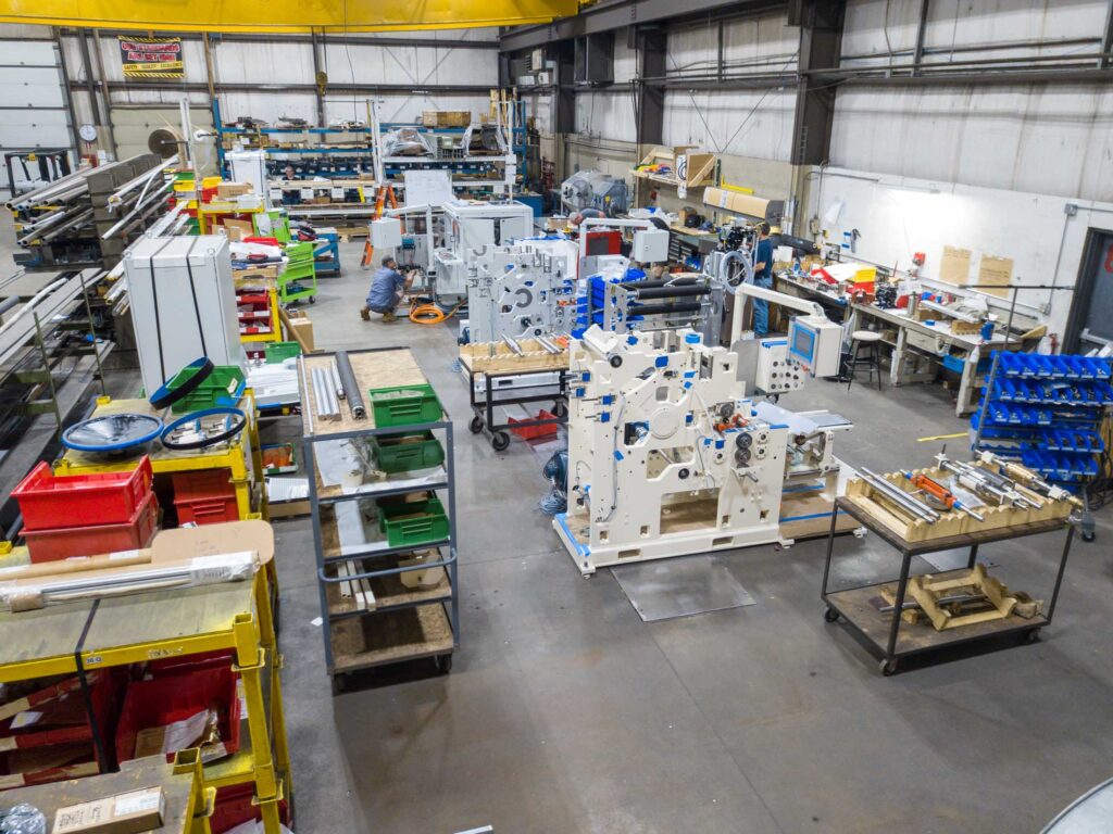 Titletown Manufacturing shop interior showing various equipment