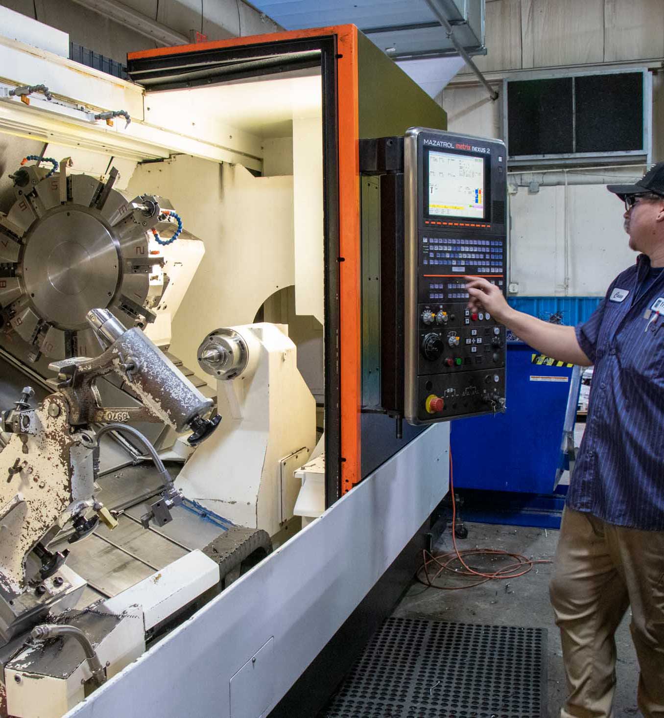 Titletown Manufacturing employee working