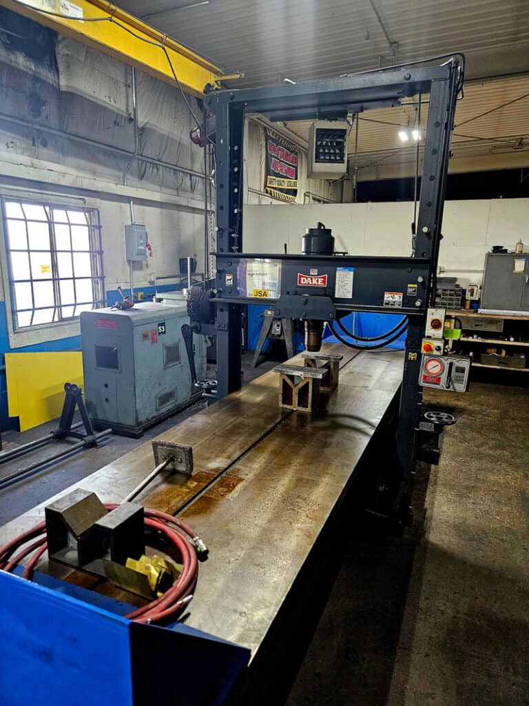 Straightening Press – Dake Hhydraulic Press